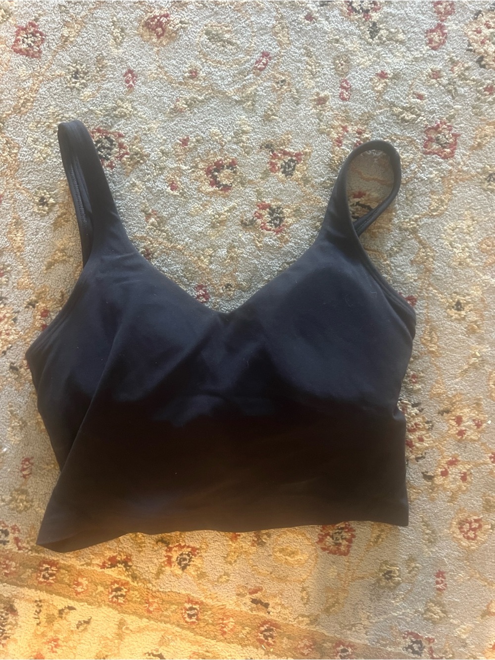 lululemon athletica Black Seamless Crop Tank Top